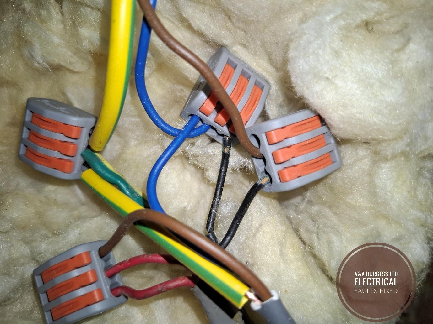 Electrical Wiring Exposed and Non-Compliant