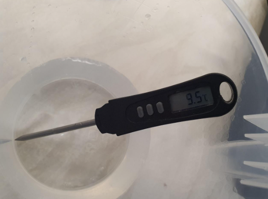 Water at 9.5 Degrees Centigrade - Electrical Faults Fixed
