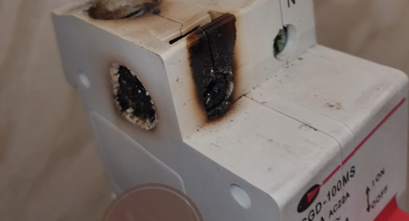 Electrical Faults Fixed - Main Switch Burnt Out